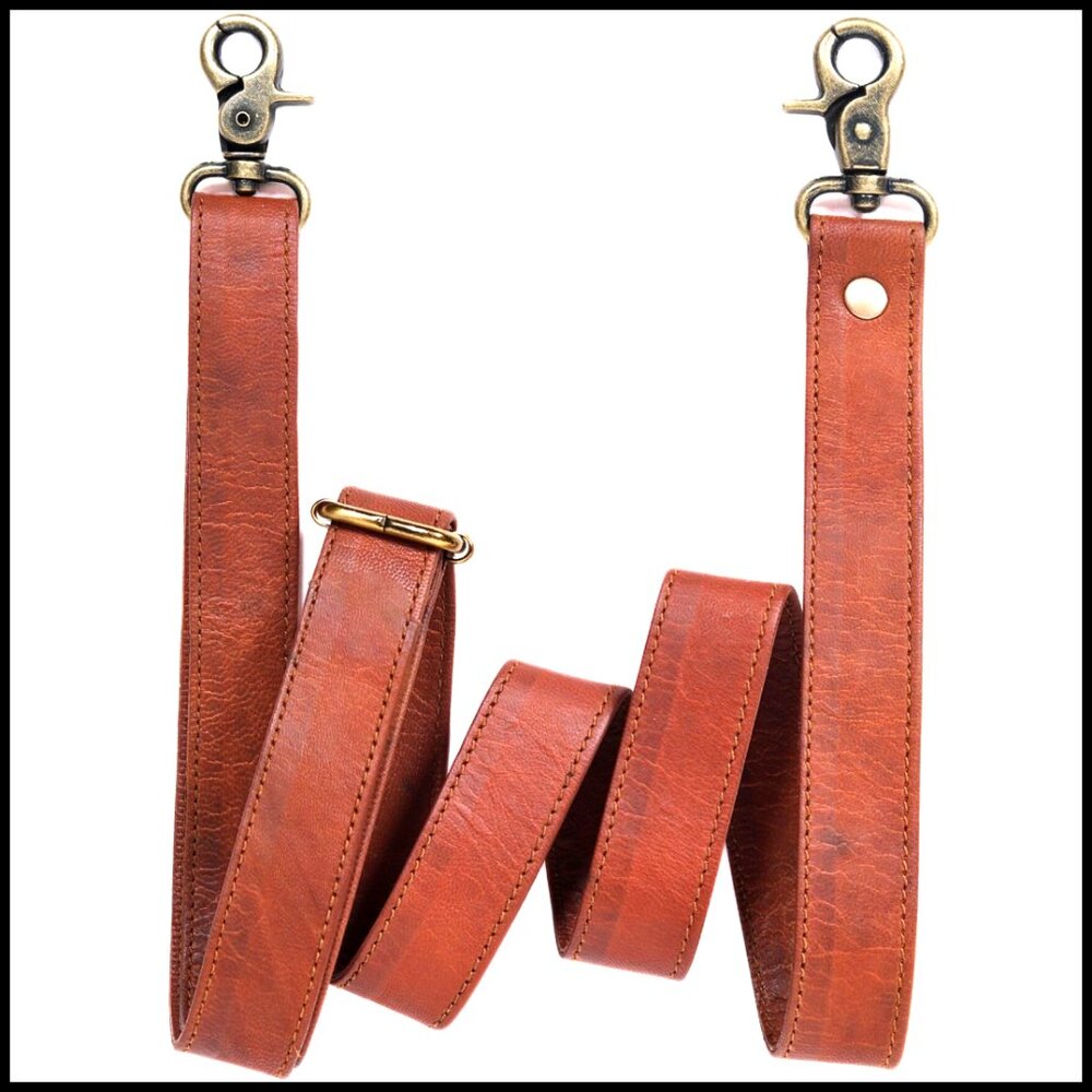 Genuine Leather Crossbody Strap Adjustable Replacement for Purse Handbag